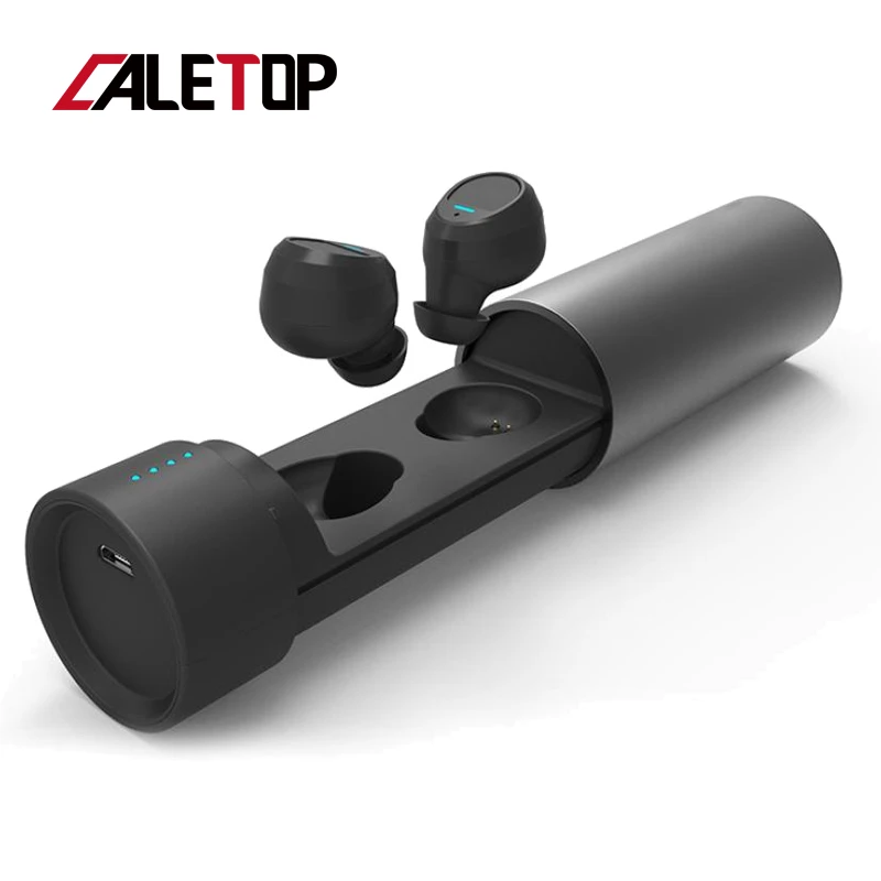 

CALETOP ES62 TWS Bluetooth 5.0 Earphone Mini Twins Wireless Earphones Stereo Headset with Microphone IPX6 Waterproof Earbuds