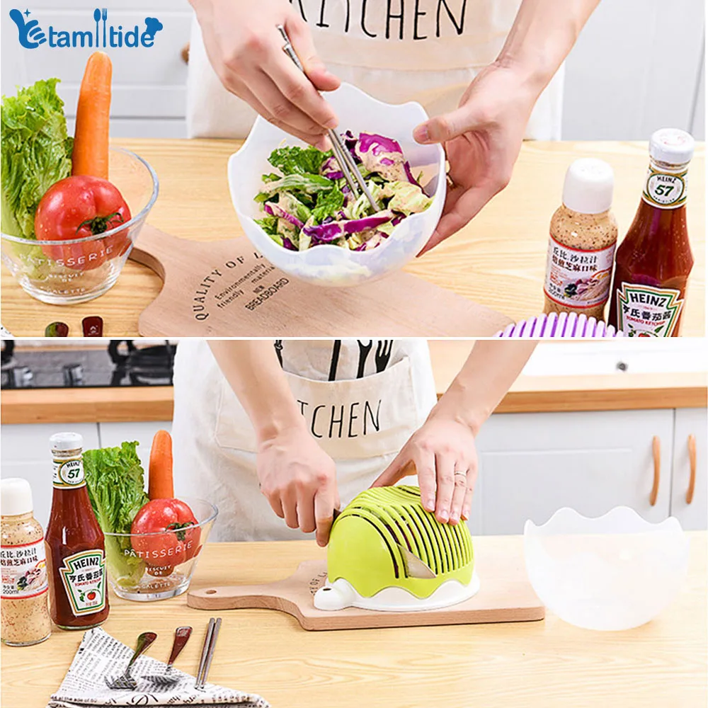 Tamlltide Fruit Legumes Vegetable Tools Kitchen Dining Bar Accessories Cutter Manual Wavy Cutting Hand | Дом и сад