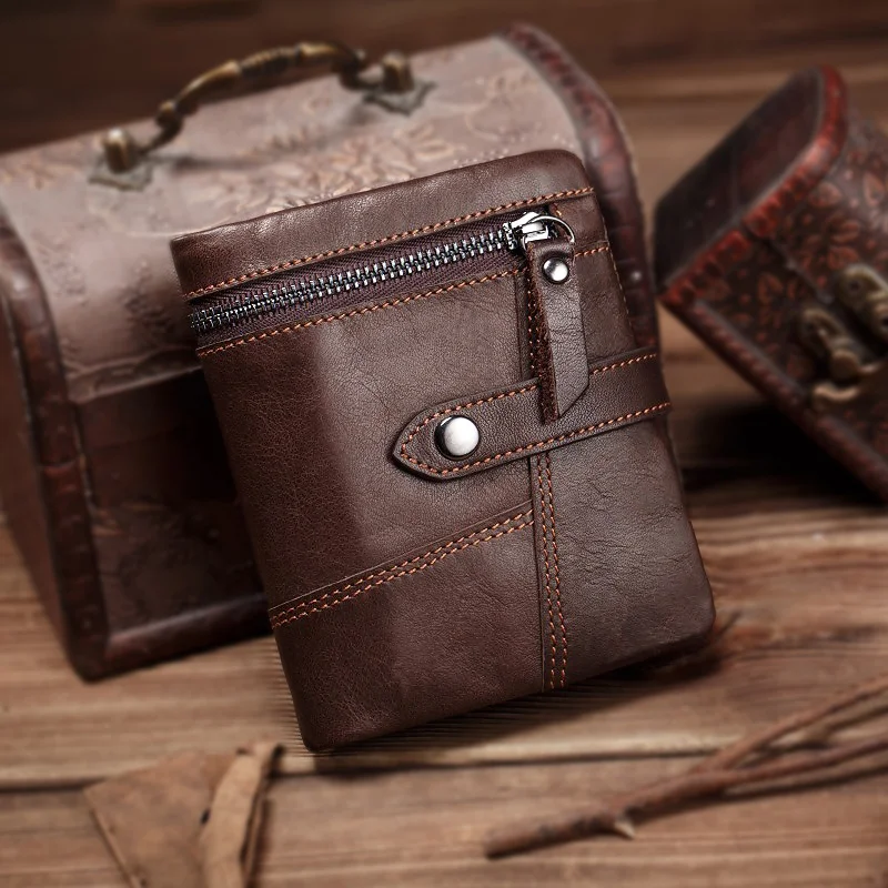 Portefeuille Vintage En Cuir pour Homme