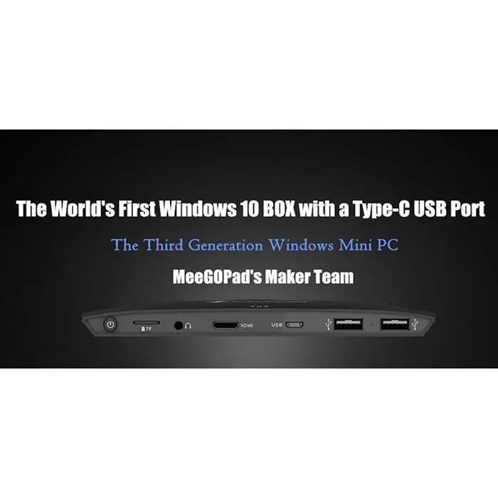 Четырехъядерный мини PC Box лицензированный Windows 10 Compute Stick 4+ 64G