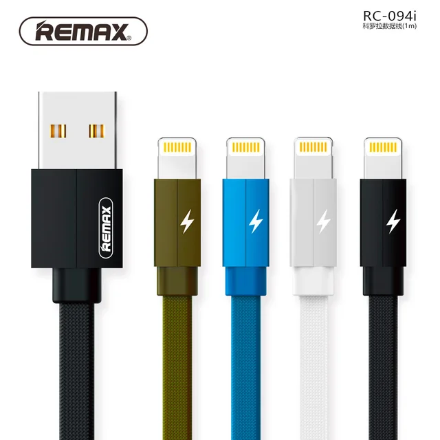 Remax RC-094i USB Micro кабель для передачи данных зарядный кабель быстрое зарядное устройство Передача USB Micro кабель для передачи данных 2 м для iPhone 6 7 8 Plus XR Max