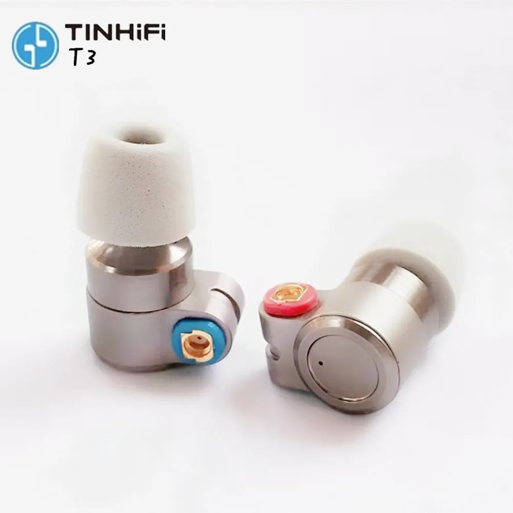 

TINHIFI T3 In Ear Earphone BA+DD Knowles Drive HIFI Earphone Metal Earphone Earbud with Gold-plated OFC SPC Cable TIN T2 V80 ZSN