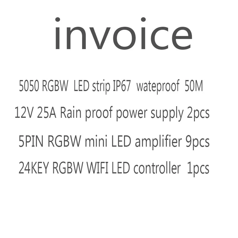 Счета-фактуры, 5050 60 Светодиодный/m RGB светодиодный полосы IP67 водо-и пульт дистанционного управления с набор снаряжения