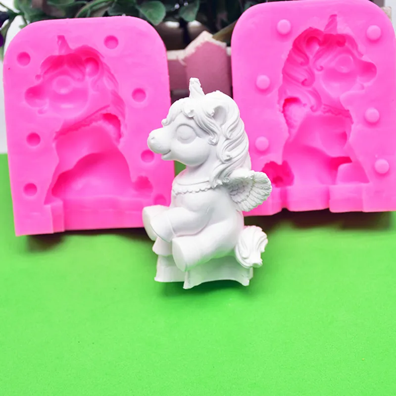 3D мифическое животное силиконовая форма сделай сам для торта украшение орнамент