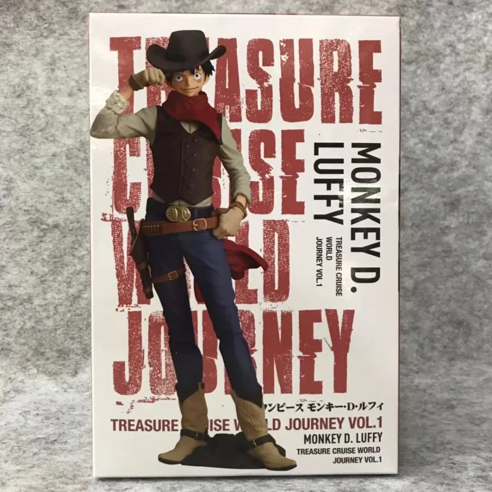 Аниме One Piece Tresaure Cruise World Journey Vol.1 ковбойская Обезьяна D Luffy & Nami Zoro фигурка модель