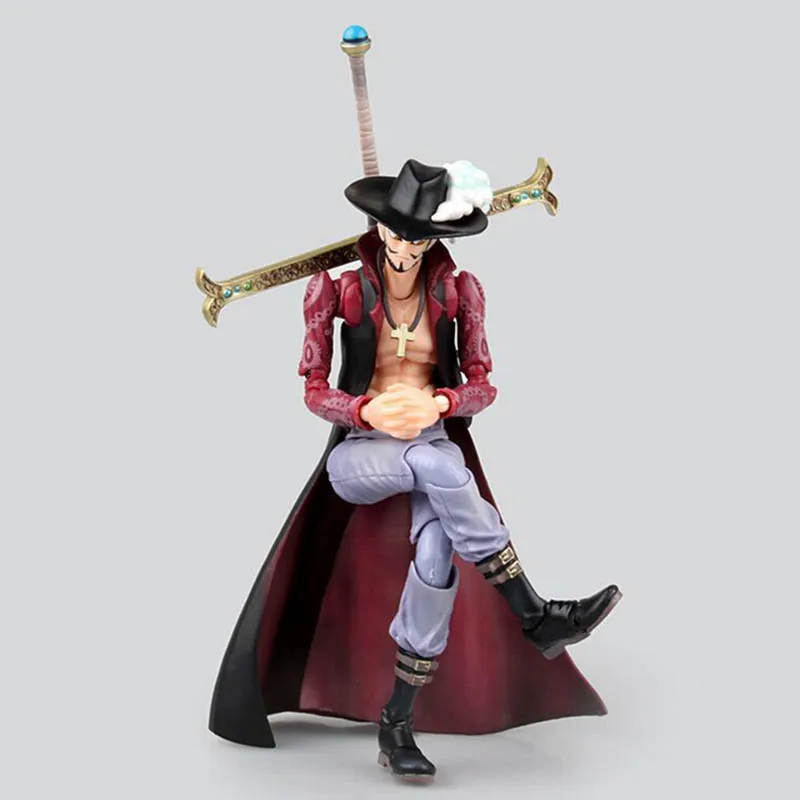 20 см японское аниме одна штука подвижные герои VAH Hawkeye Mihawk ПВХ фигурка модель
