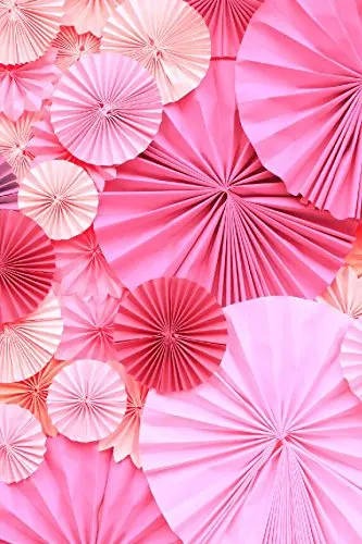 

5x7ft pink paper flowers Photography Newborn Backdrop