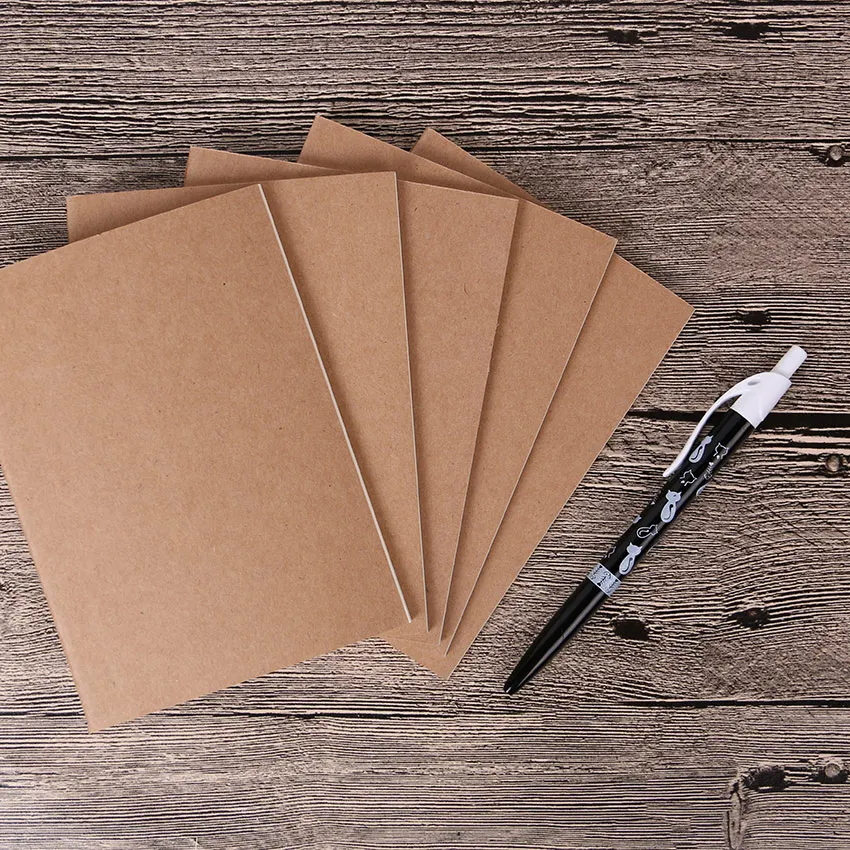 1PC Cowhide Paper Vintage Cover Travel Journal Notebook Blank Notepad Office School Stationery Supplies 1PC Cowhide Paper Vintage Cover Travel Journal Notebook Blank Notepad Office School Stationery Supplies