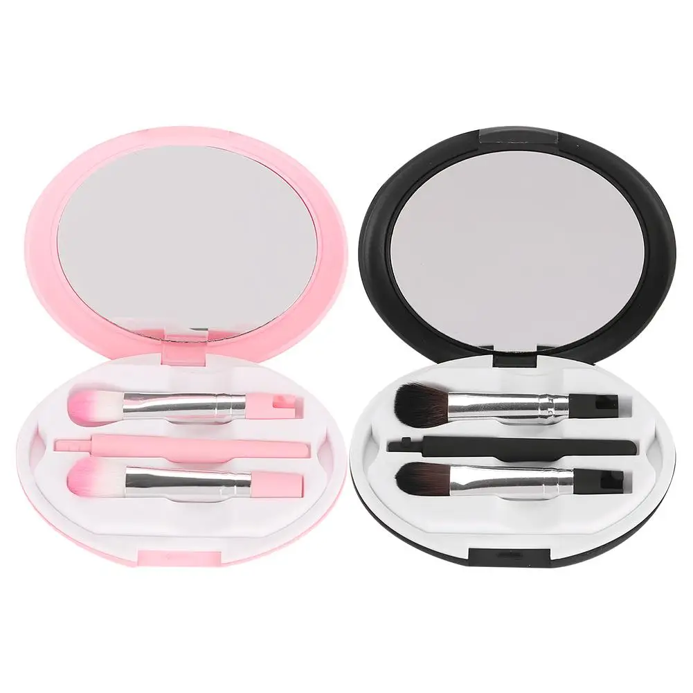 

5Pcs Mini Makeup Brushes Set Travel Cosmetic Brush Kit Powder Blush Eye Shadow Eyeliner Lip Blending Make Up Brush +Storage Case