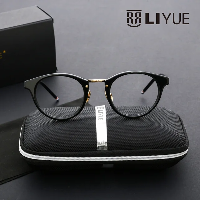 Buy eyeglasses round retro fake glasses vintage clear glasses mens eyewear