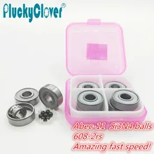 Fast speed 608 Roller Skate Race Competiton Bearing ABEC11 Black Si3N4 Ball Hybrid Ceramic Bearing Skateboard Longboard Skates