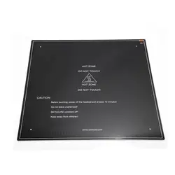 BGCS-3D принтер Запчасти черный MK3 очаг Алюминий кровать с подогревом для CR-10 горячей постели 12 В 310x310x3 мм вариант