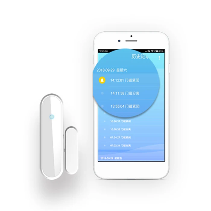 Детектор двери/окна Wi-Fi приложение уведомления оповещения на батарейках семейный датчик безопасности