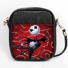 Пользовательские Кошмар перед Рождеством модное с лямками сумка для женщин Слинг сумки на ремне кожа мини девушки Tote вечерние сумки DIY Слинг Сумка