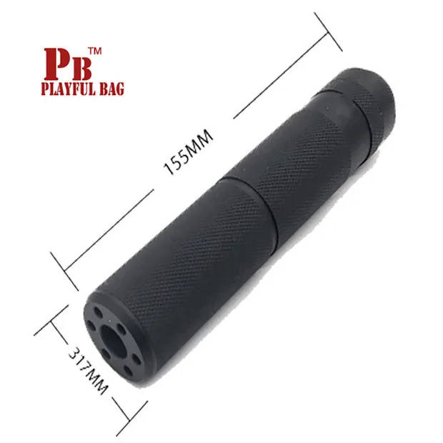 PB игривый bagRefitting части jinming8 M4A1 глушитель шрам weal M4 UMP45 крышка украшения CS тактический охотничий гель Bll пистолет - Цвет: Lettering version