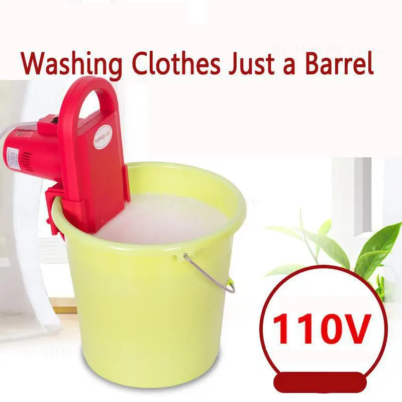 

110V portable Mini Washing Machine Wall hanging MINI Bucket Clothes washer timing 15min fast power wash