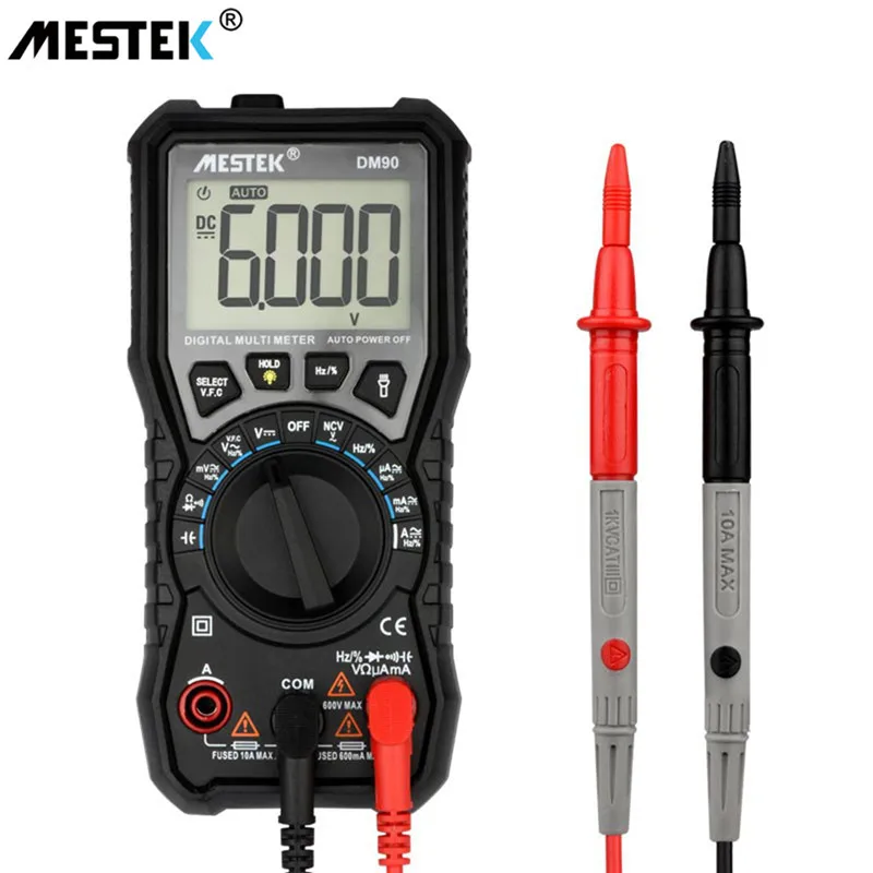 

MESTEK DM90 mini multimeter digital multimeter auto range tester multimetre better than pm18c multi meter multitester