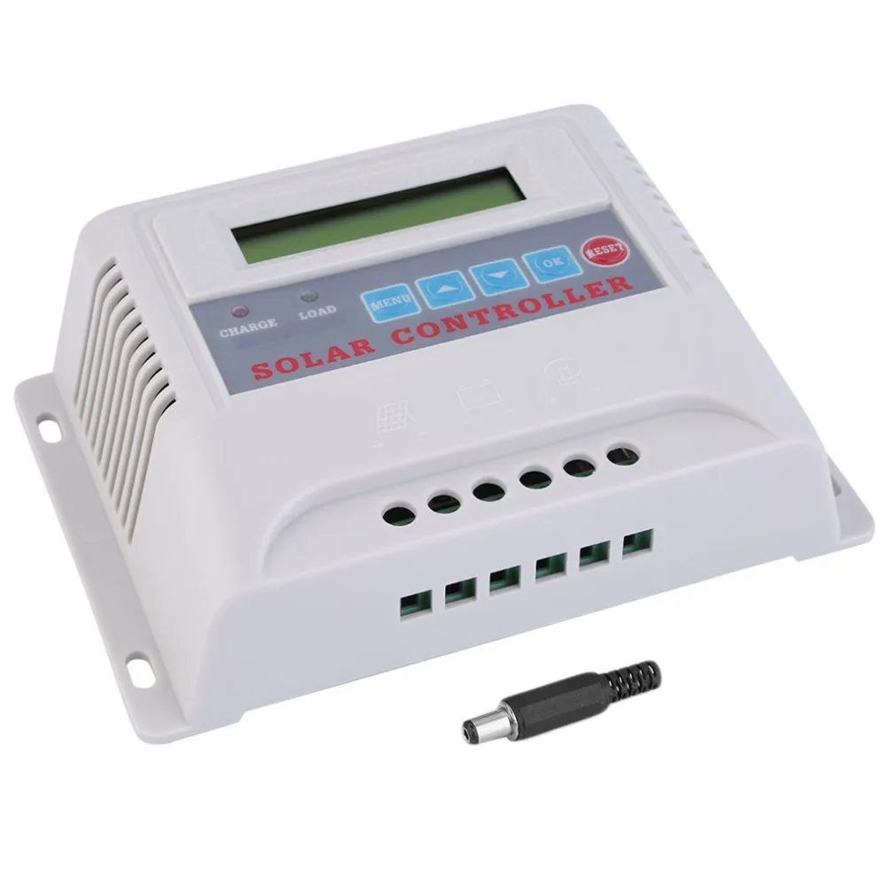 

25A LCD Solar Panel Battery Regulator Charger Controller 12V/24V Auto Switch