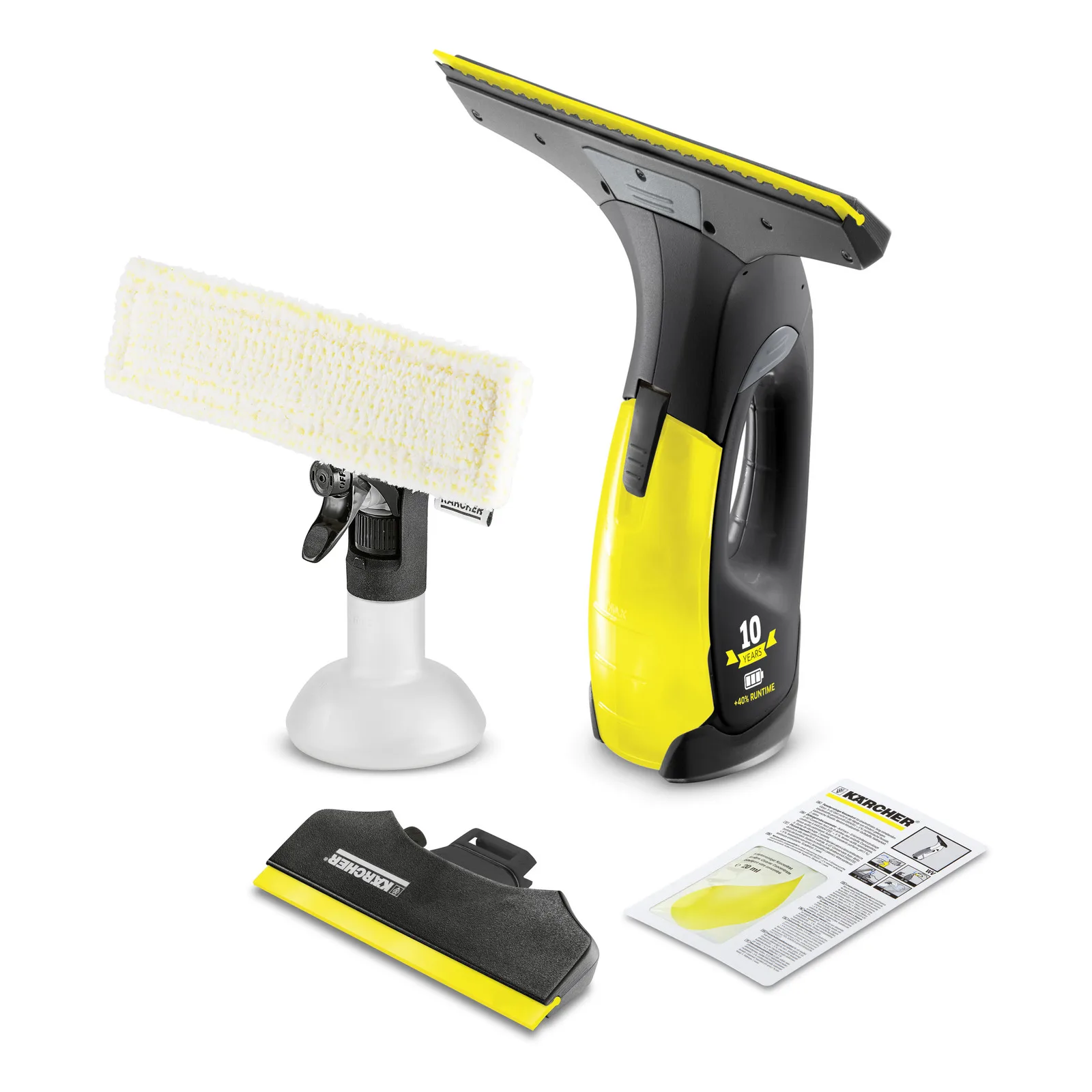 Пылесос для очистки стекол Karcher WV 2 Premium 10Y Edition (Работает в любом положении