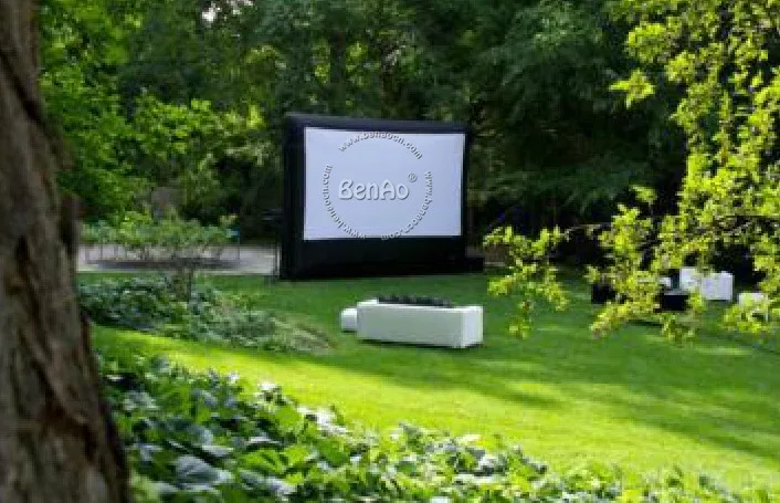 M006C Free shipping outdoor airtight inflatable movie screen,including air pump free shipping sealed airtight basketball goal inflatable sports games with free ce pump