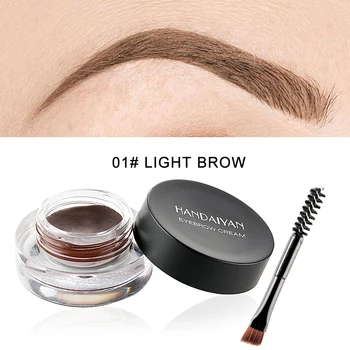 

HANDAIYAN 12 Color Super Waterproof Eyebrow Gel Eyebrow Sweat-proof Eye Brow Gel Brown High Pigmented With Brow Brush Tool TSLM2