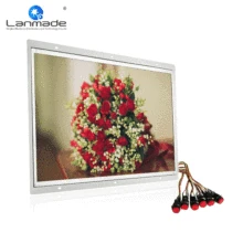 21,5 дюймовый металлический корпус в магазине мультимедиа кнопка ЖК-монитор в рамке для рекламы медиаплеер для рекламы