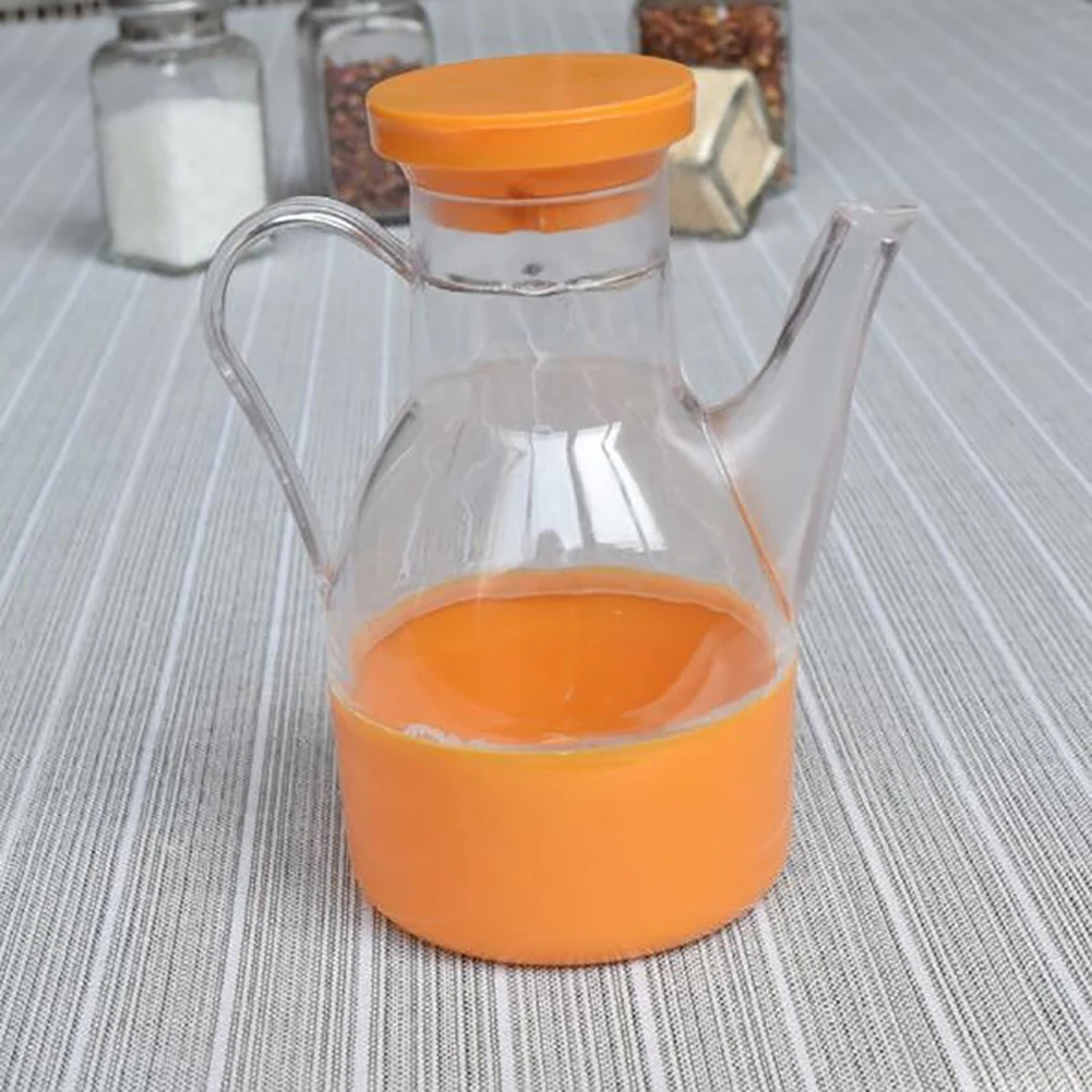 40# Hot Selling 1pc Kitchen Cooking Supplies Leak-proof Oil Vinegar Sauce Bottle Storage Dispenser Oil Bottles Kitchen Gadget