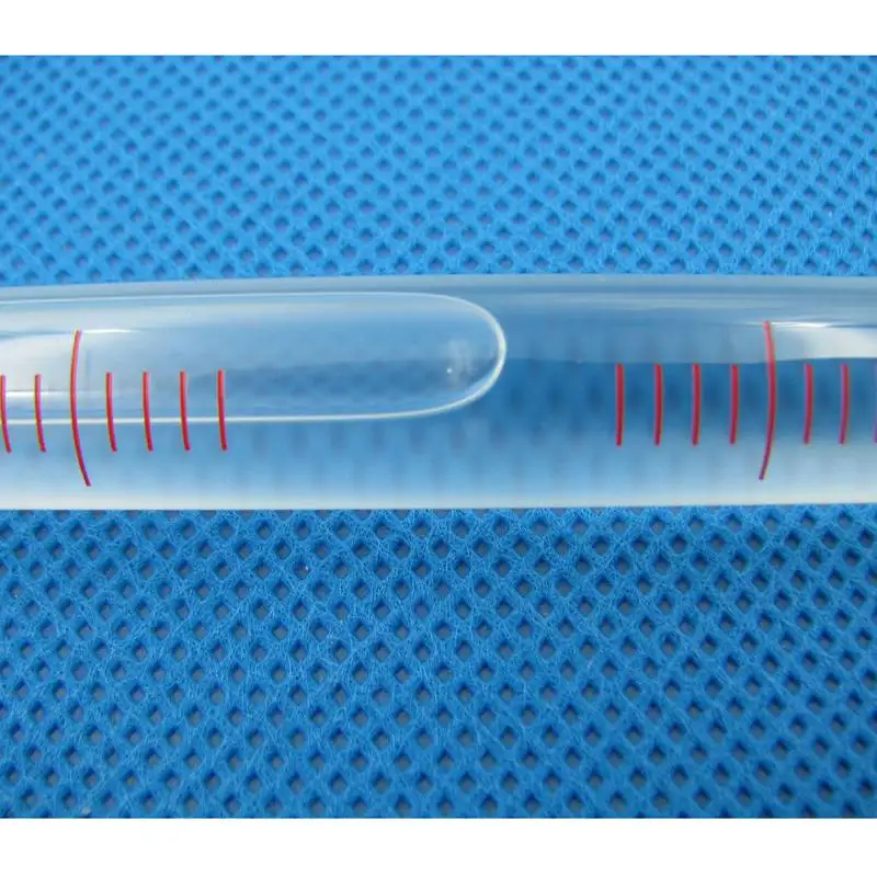 HACCURY размер 14*100 мм точность " /2 мм стекло высокая точность Инклинометр цилиндрический пузырьковый уровень цилиндрический спиртовой уровень флакон
