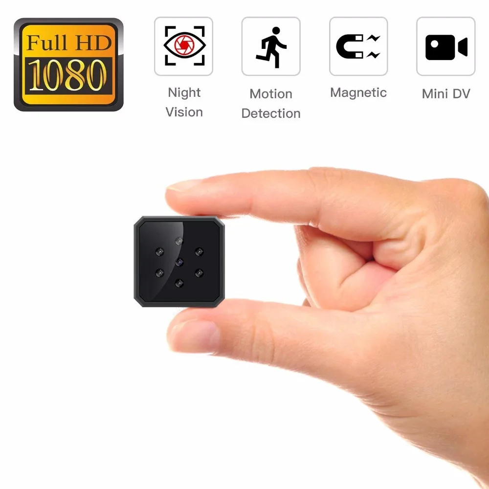 

Invisible Night Vision Portable Magnetic HD 1080P super Mini Body Camera Video Recorder Motion Detection Support Hidden TF card