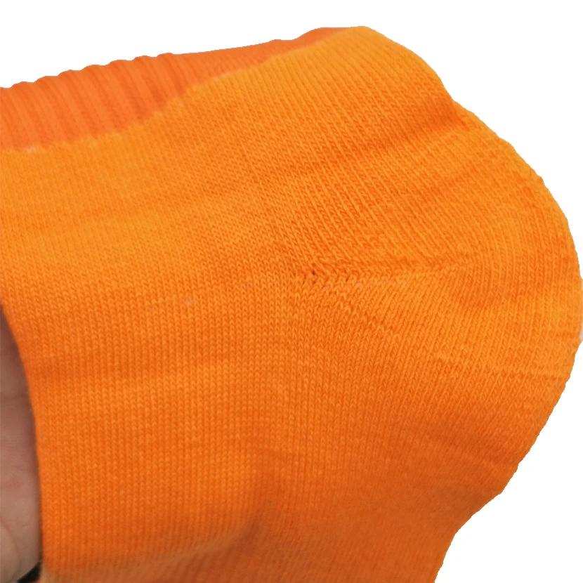 Мужские и женские оранжевые Гольфы футбольные носки черные полосатые носки для футбола с полотенцем для EU37-45/US6-10, Item: FS06