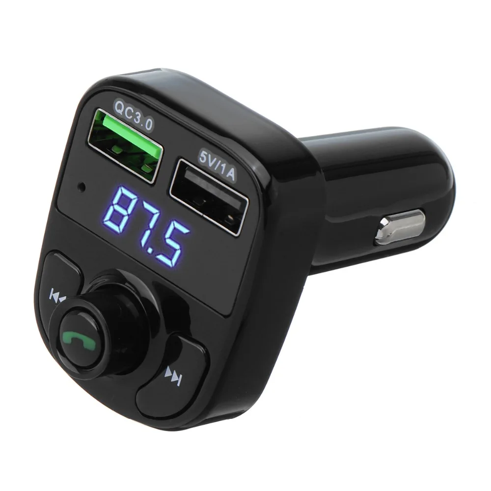 LED Car Charger FM Transmitter Aux Modulator  Handsfree Car Audio MP3 Player Fast Dual USB Mobile Phone For bluetooth Charger