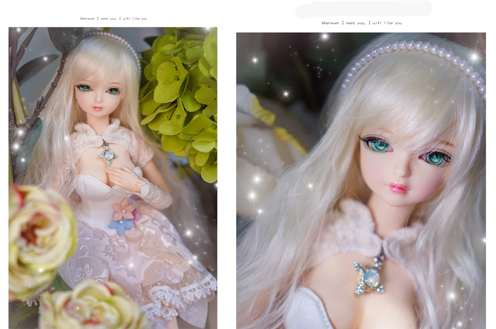 1/4 BJD Blyth кукольные № 10 волосы цвета блонд для наращивания механическое соединение тела с косметикой, включая кожу головы, глаза, одежда reborn для девочек ледяное