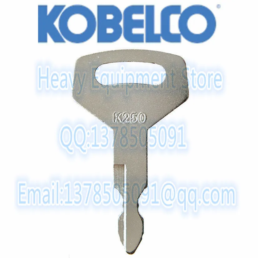 5PC K250 kEY For Kobelco Excavator Grader Dozer Kobelco parts New