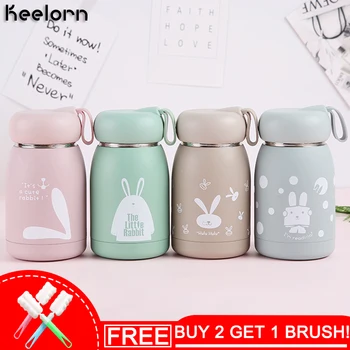 

Keelorn 320ml 2020 Fashion New Stainless Steel Vacuum Flask Cute Children's Mini Mug Portable Thermal Vacuum Flasks Cup Bottles