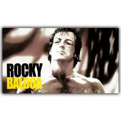 Rocky Искусство Шелковый постер отпечатанный 30x48 см, 60x96 см вдохновляющий фильм фотографии Декор в гостиную