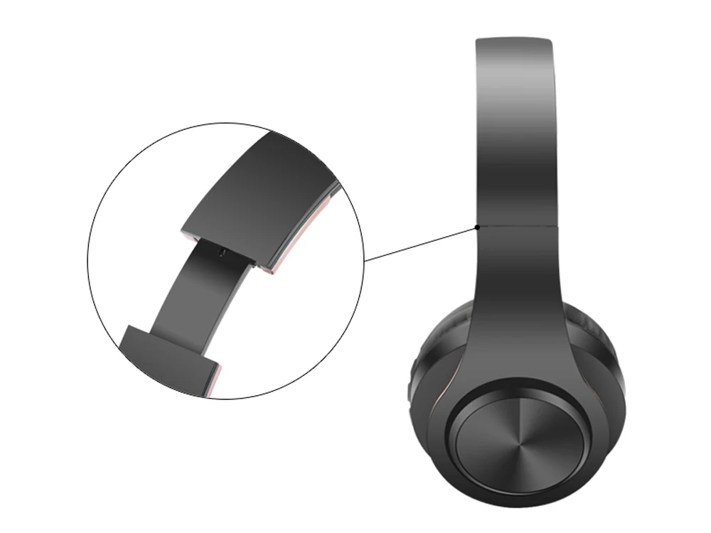 Wireless Bluetooth Headphone Foldable Stereo Headset with Mic Support FM radio TF AUX Handsfree Equalizer Music Earphone Earbuds (6)