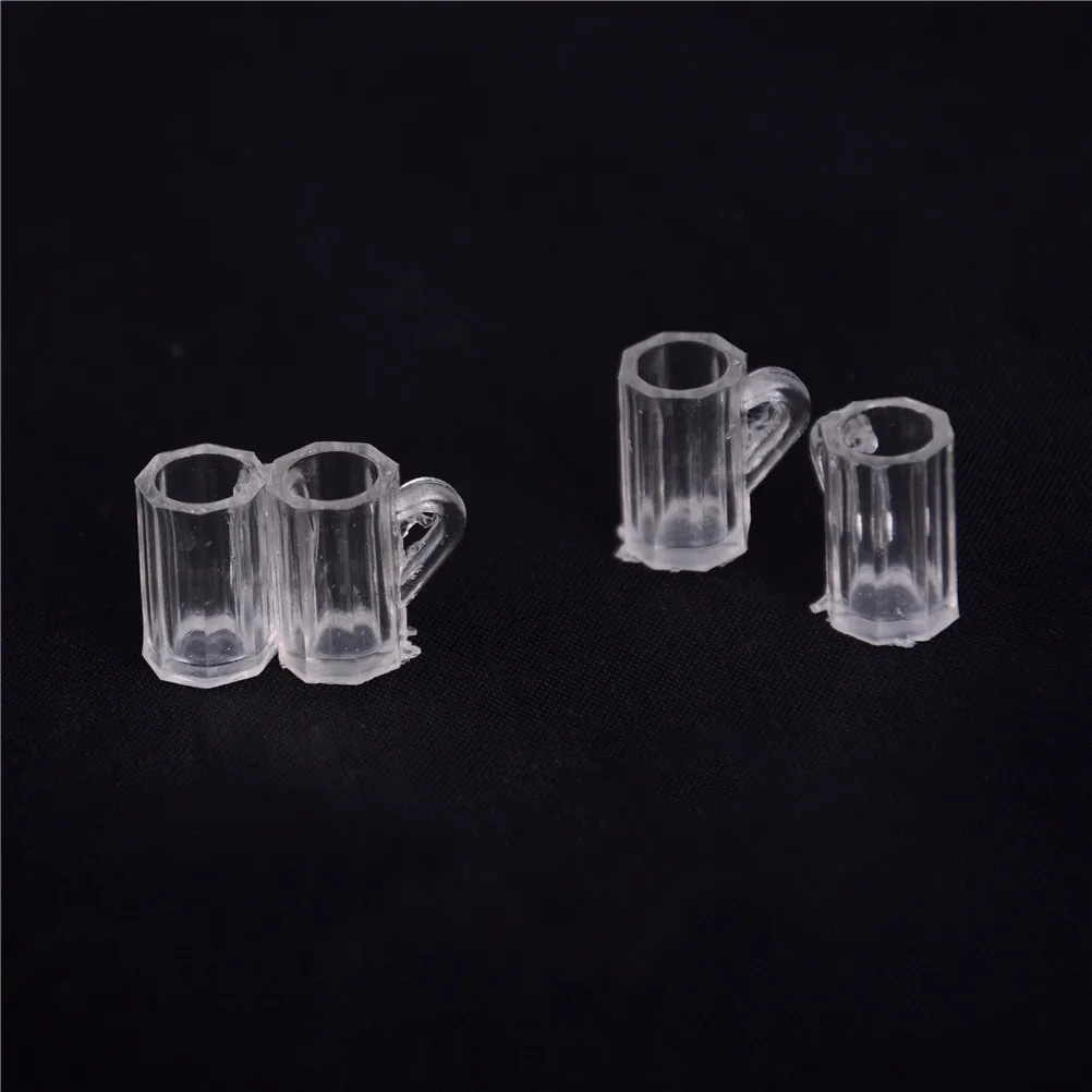 4Pcs 112 Dollhouse Miniature Plastic Beer Mugs Cup Classic Toys Pretend Play Classic Toys for Children Kids 4Pcs 112 Dollhouse Miniature Plastic Beer Mugs Cup Classic Toys Pretend Play Classic Toys for Children Kids