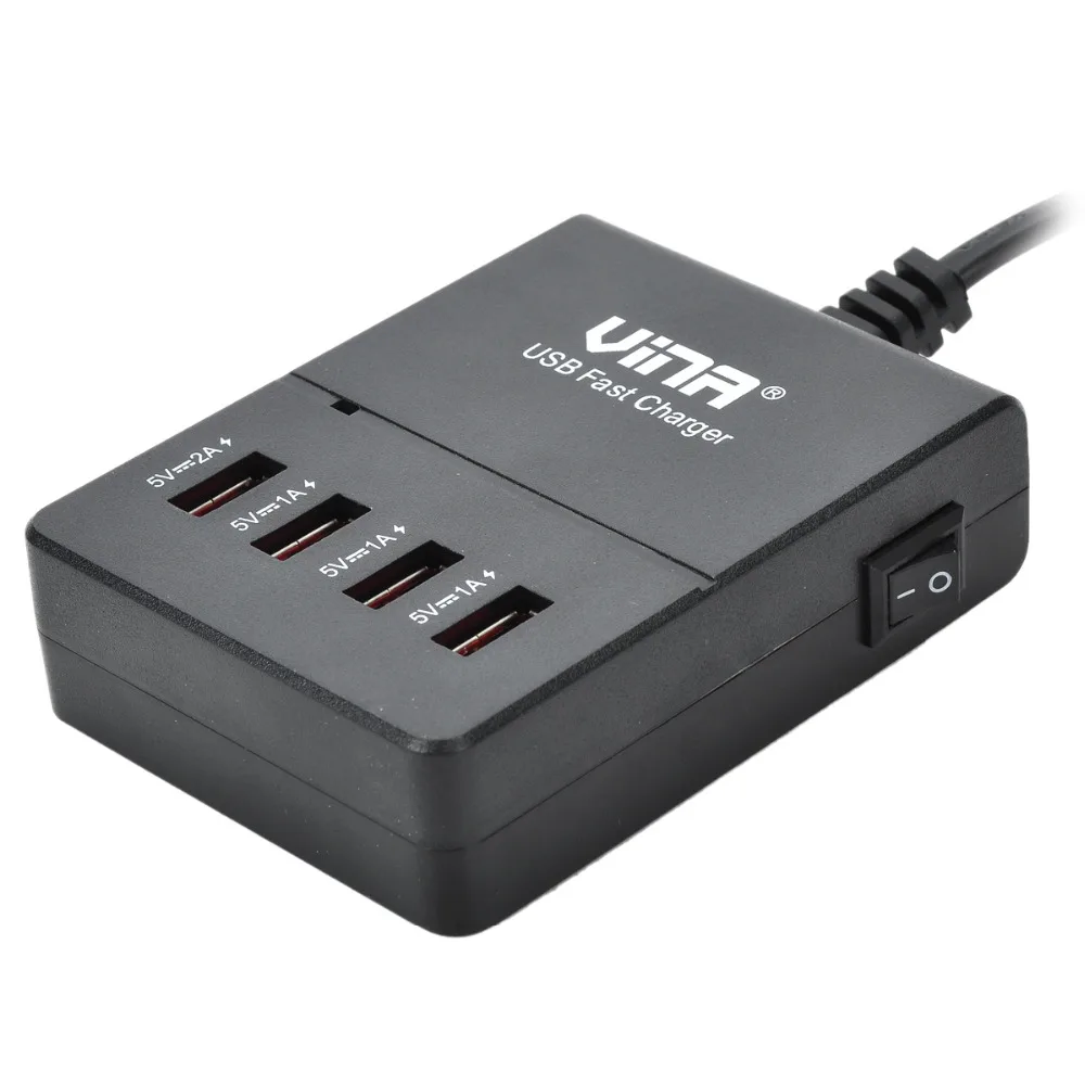 TUTUO UPS 005 szybka ładowarka USB 5V4A 4 Port pulpit TUTUO UPS 005 szybka ładowarka USB 5V4A 4 Port pulpit