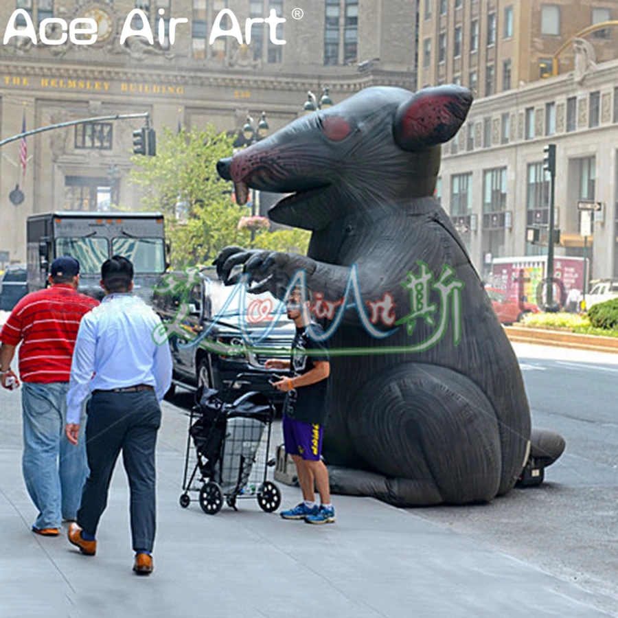 Inflatable rat used by labor union rats often in a strike,inflatable