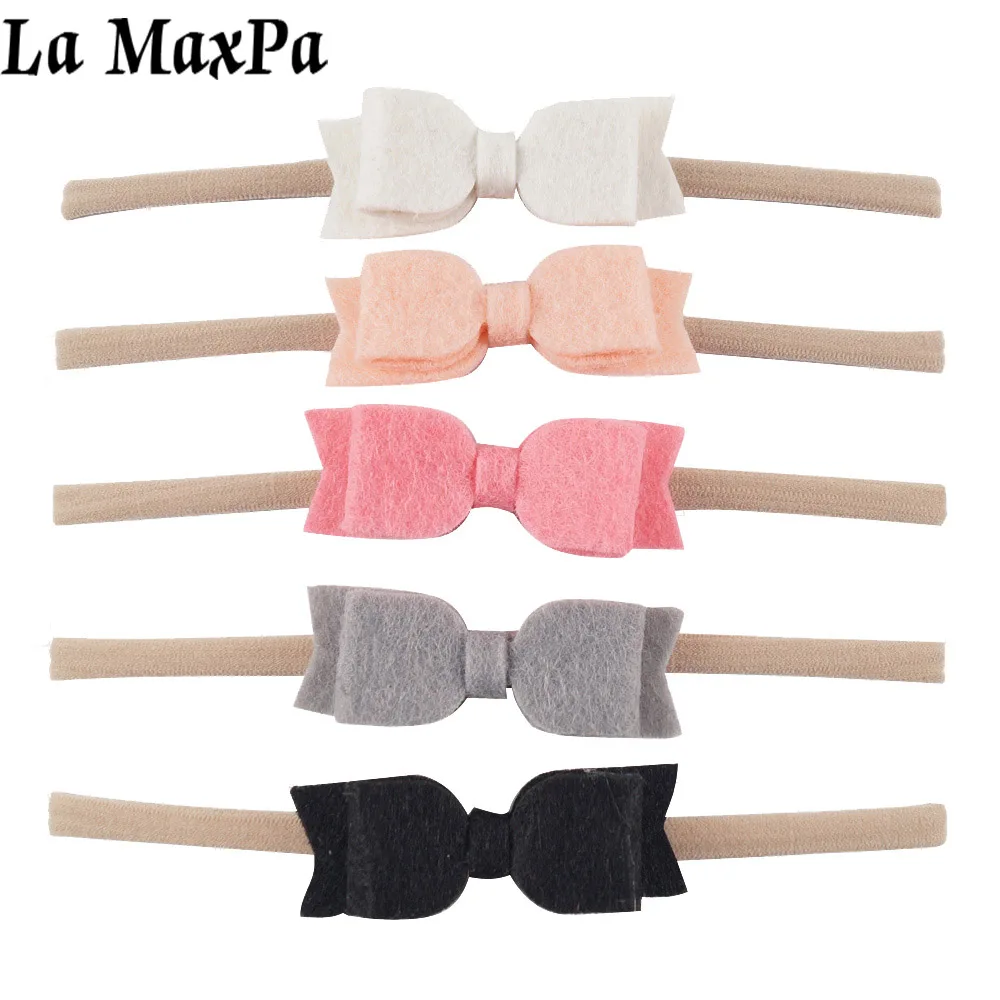 

5Pcs/set Solid Elastic Baby Headband Cute Nylon Hair Accessories for Baby Girl New Style Children Hairband Girls Accessories