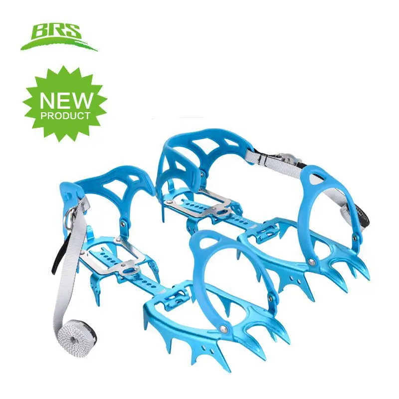 BRS Ice Crampons алюминиевый сплав Сверхлегкий четырёхзубчатый в комплекте ледяной