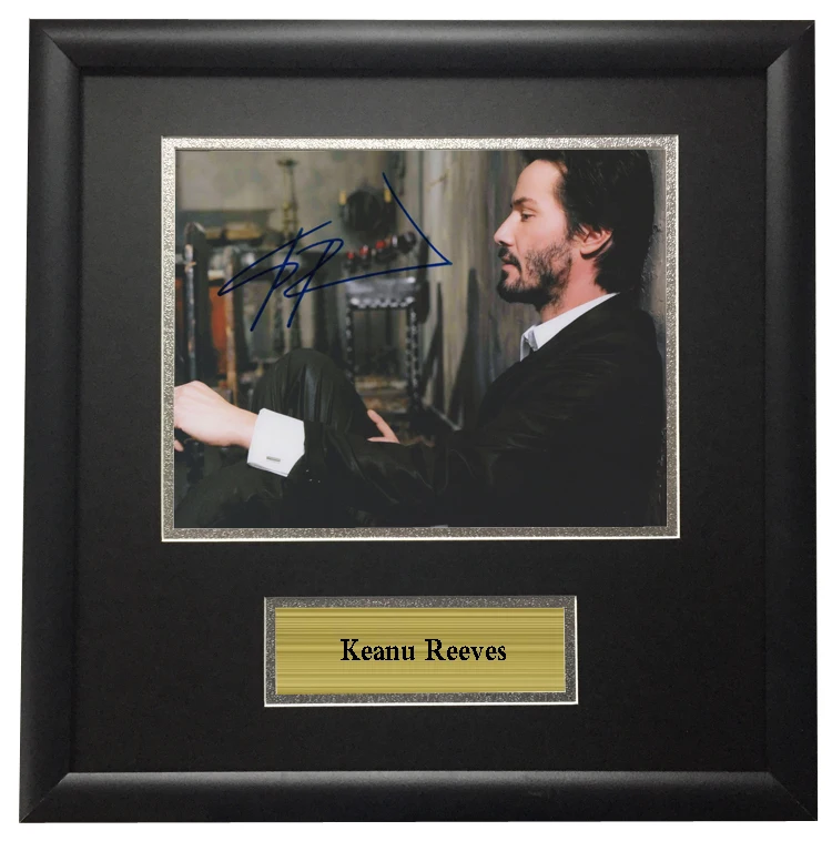 

Memorabilia come with SA COA Keanu Reeves autographed signed Photo Framed