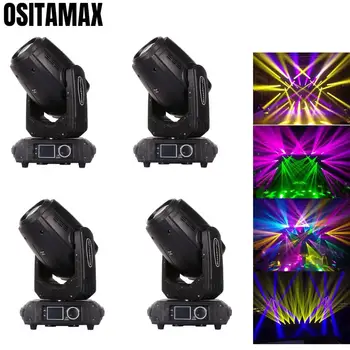 

4pcs DJ Lighting 280w 10R Beam Moving Head Light Spot Beam Wash 3IN1 Clay Paky for Dance Party Stage Beam Wash Lights Spot Light