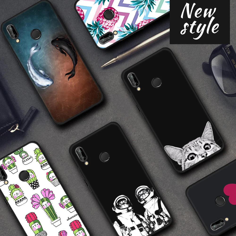 

Pattern Cover For Huawei Honor 9 P10 P20 Mate 10 Lite 10 Pro 9i 8 P8 P9 Lite 2017 Soft TPU Phone Capa Coque Funda Shell Cases