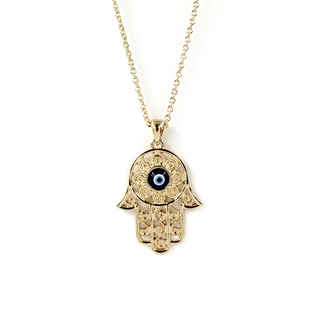 

new exclusive original design in Europe and the wind the hand of Fatima necklace I have female lucky transshipment and necklace