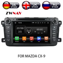 Android 8 Car DVD Player GPS Navigation For Mazda CX-9 2012-2013 Multimedia HeadUnit stereo tape recorder 2 din radio