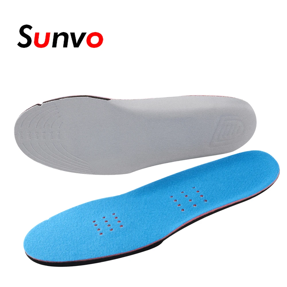 

Sunvo Double Bamboo Charcoal Insoles Deodorant Antibacterial Cushion Pad for Men Women Running Sport Adjustable Cut Shoe Inserts