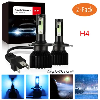 

2x H4 Led Ice Blue Headlight Conversion Kit Bulb 30000lm High Power 8000k Ice Blue Intelligent Control Drive Headlight Car Light