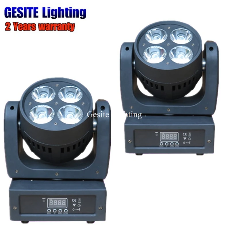 2 шт. LED Mini 4X10W RGBW 4 в 1 ручная стирка света для DJ вечеринки свадьбы|Эффект освещения