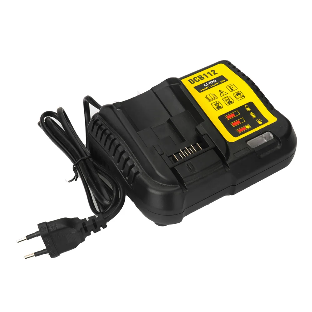 DCB112 Li-Ion Батарея Зарядное устройство для Dewalt 10,8 V 12V 14,4 V 18V DCB112 DCB200 DCB101 DCB140 DCB105 Batteria